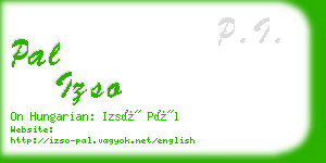 pal izso business card